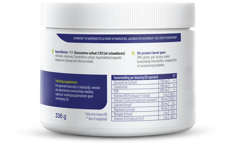 Vitakruid Atrimove Glucosamine Chondroitine MSM Complex 300.00 Capsules