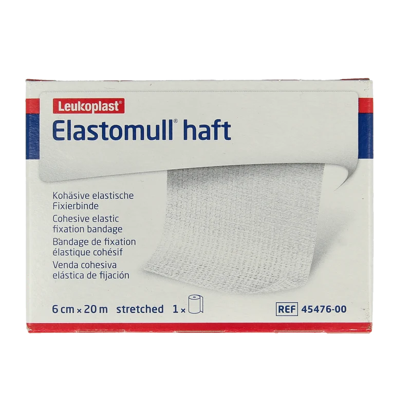 Elastomull Fixatiewindsel haft 20m x 6cm 45476 beige/wit 1.00 Stuks