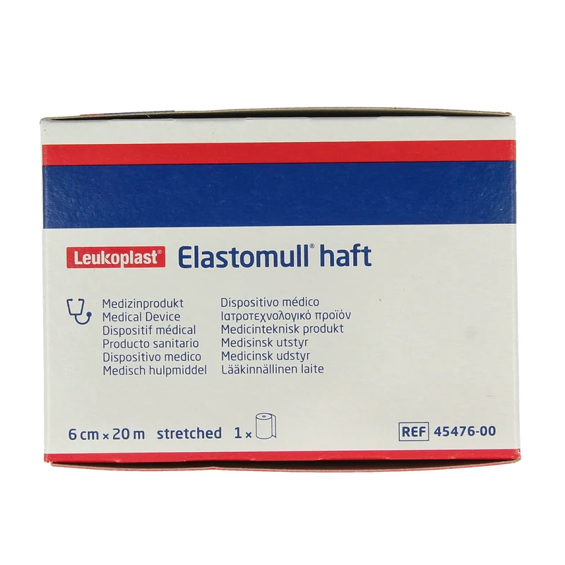 Elastomull Fixatiewindsel haft 20m x 6cm 45476 beige/wit 1.00 Stuks