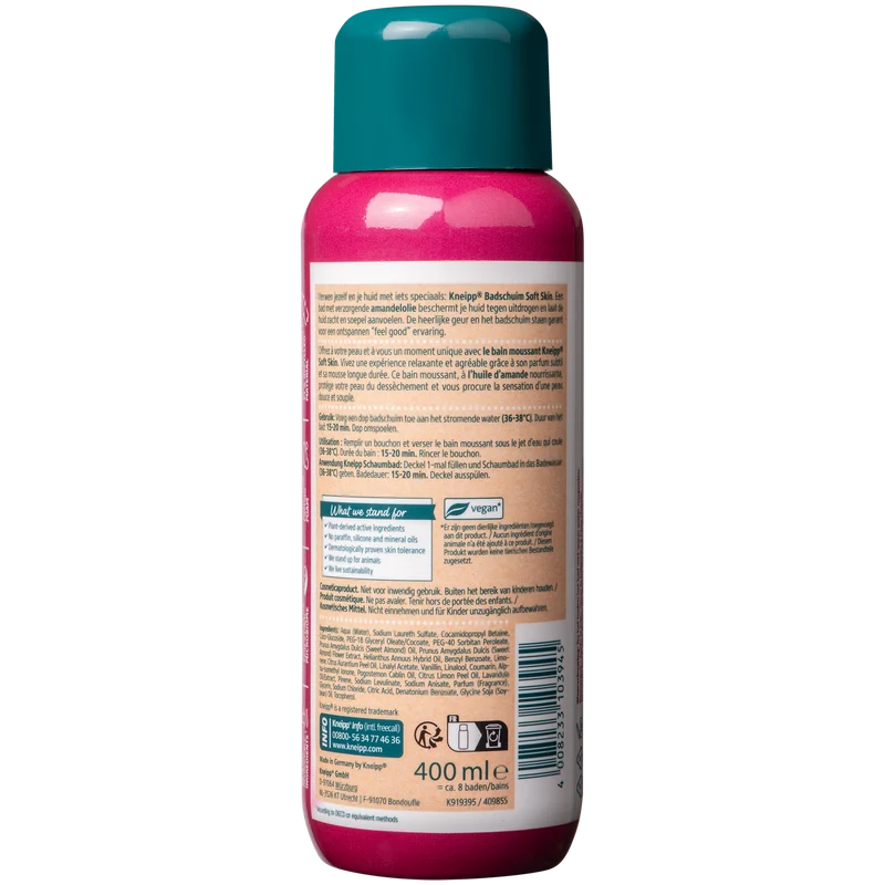 Kneipp Badschuim Soft Skin 400.00 Milliliter