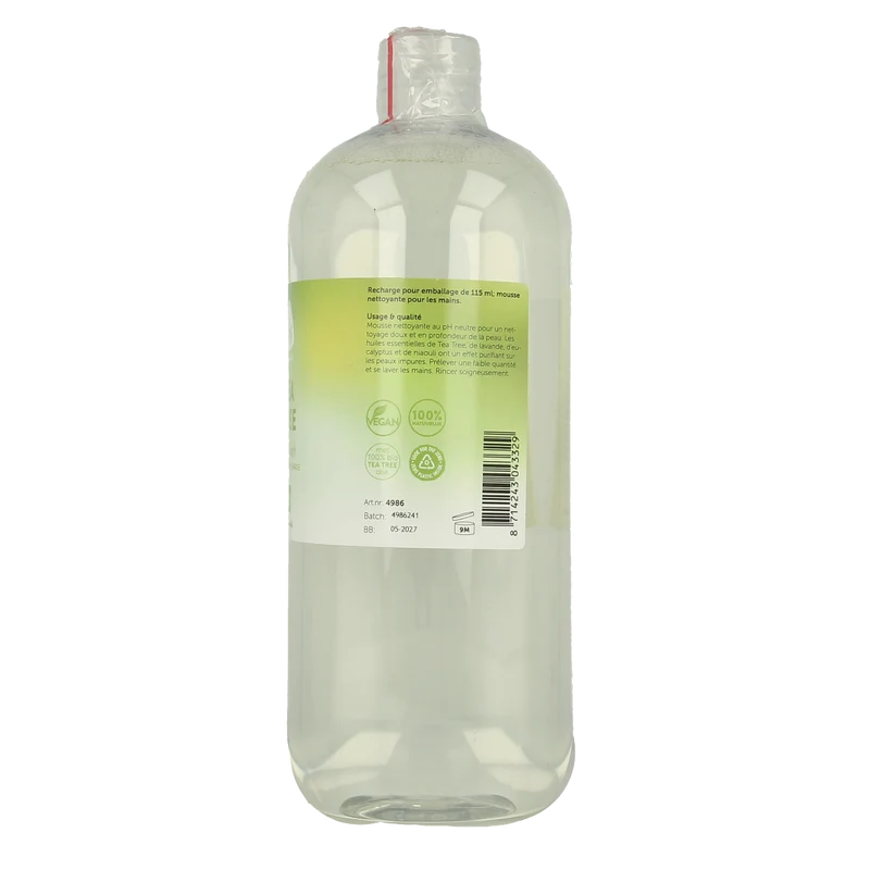 Chi Tea tree hand & body foam wash navulling 1.00 Liter