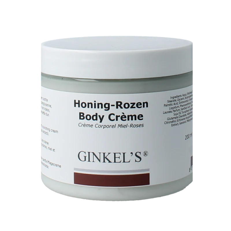 Ginkel's Bodycreme honing rozen 200.00 Milliliter