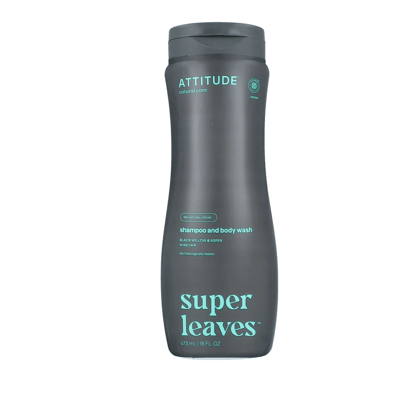 Attitude Shampoo & bodywash 2 in 1 super leaves 473 Milliliter
