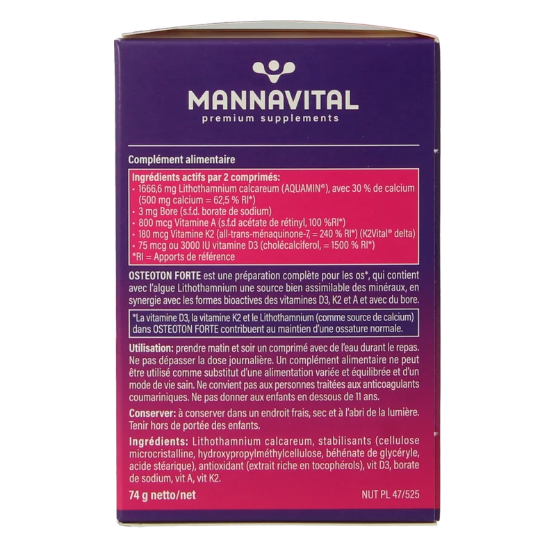 Mannavital Osteoton forte 60.00 Tabletten