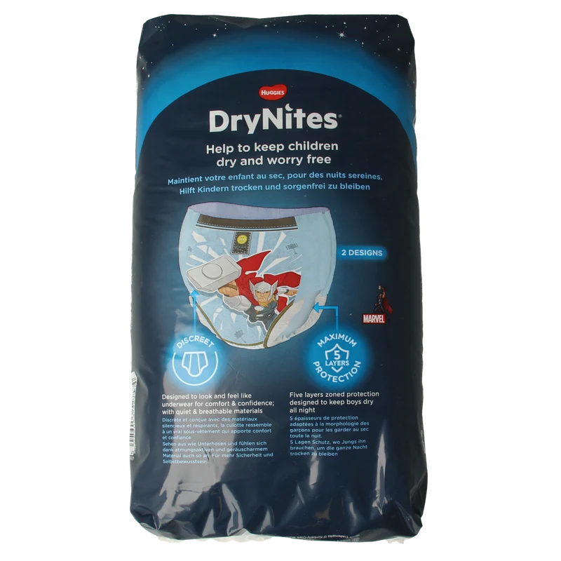 Huggies Drynites boy 4-7 jaar 10.00 Stuks
