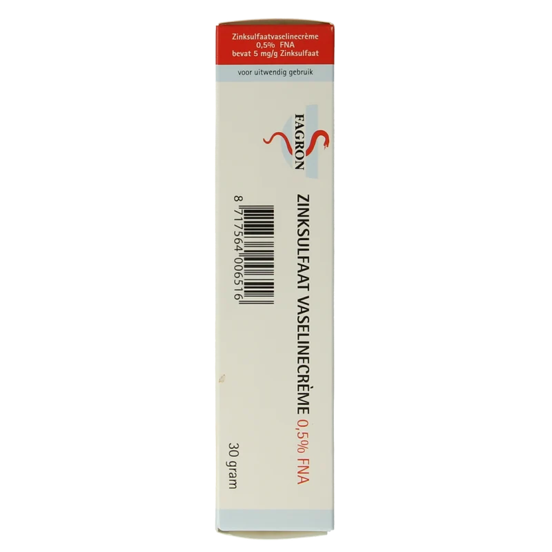 Fagron Zinksulfaat vaselinecreme 0.5% FNA 30.00 Gram