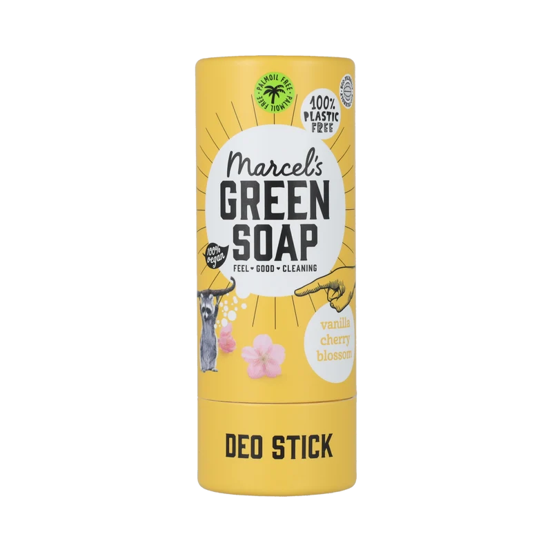 Marcel's Green Soap Deodorant stick vanilla & cherry blossom 40.00 Gram