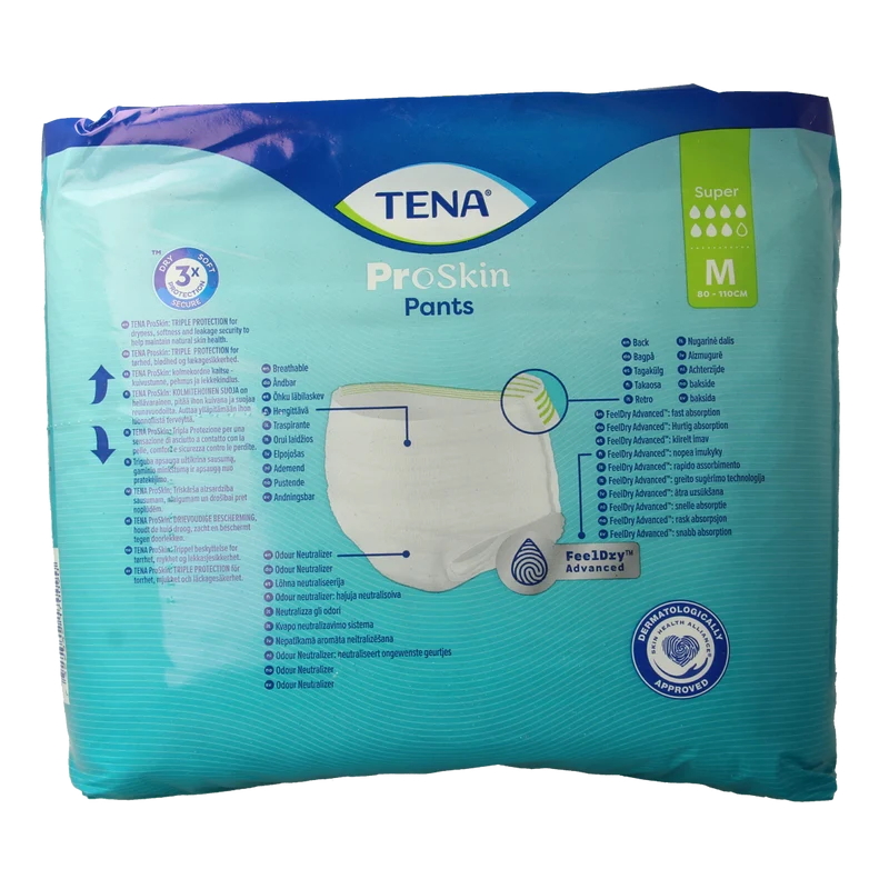 Tena Proskin pants super M 12.00 Stuks