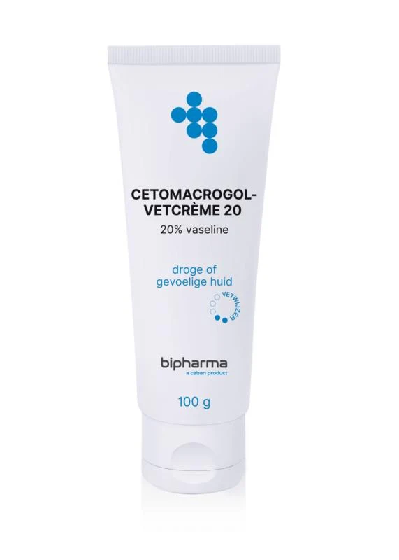 Bipharma Cetomacrogol-vetcreme 20 losse tube 100.00 Gram