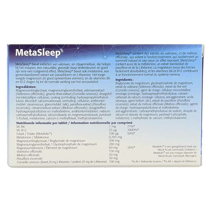 Metagenics Metasleep 60.00 Tabletten