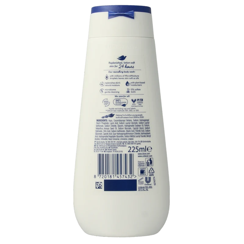 Dove Shower advanced deep nourish 225.00 Milliliter