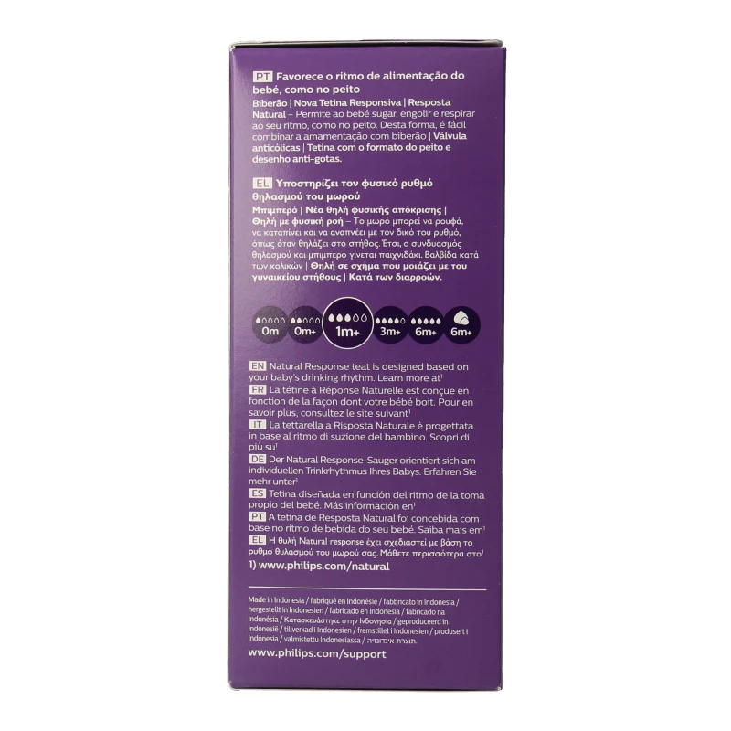 Avent Natural voedingsfles 260 Milliliter