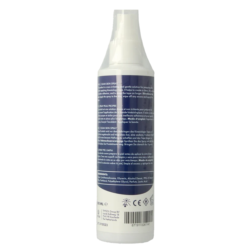 Cure Tape Clean skin pre-taping spray 200.00 Milliliter