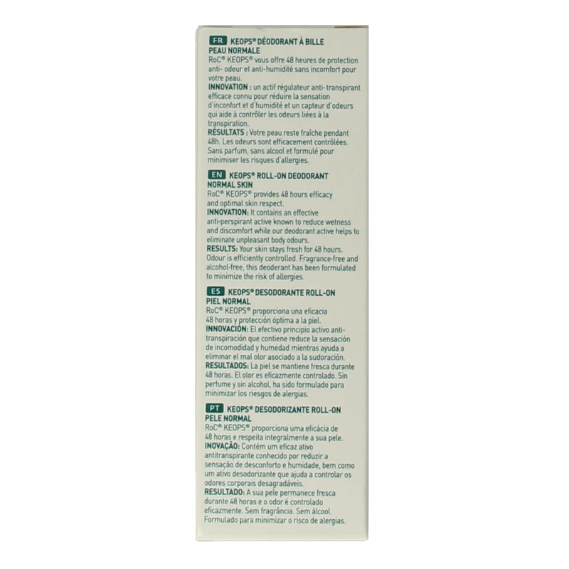 ROC Keops deodorant roll on 30.00 Milliliter
