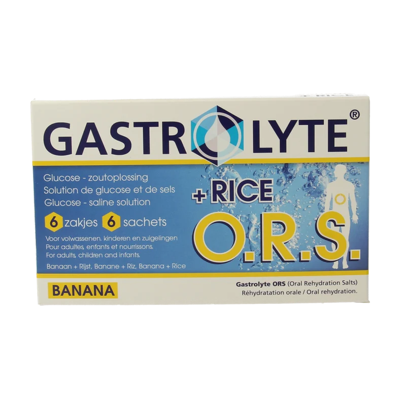 Gastrolyte O.R.S. rijst/banaan 6.00 Sachets