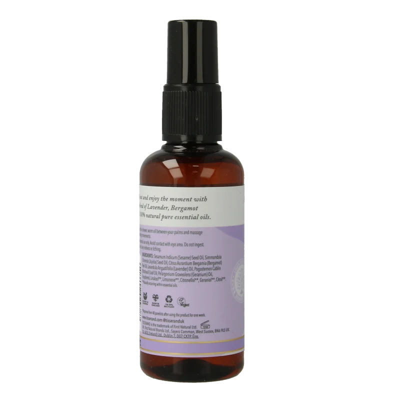 Tisserand Real calm massage & body oil 100 Milliliter