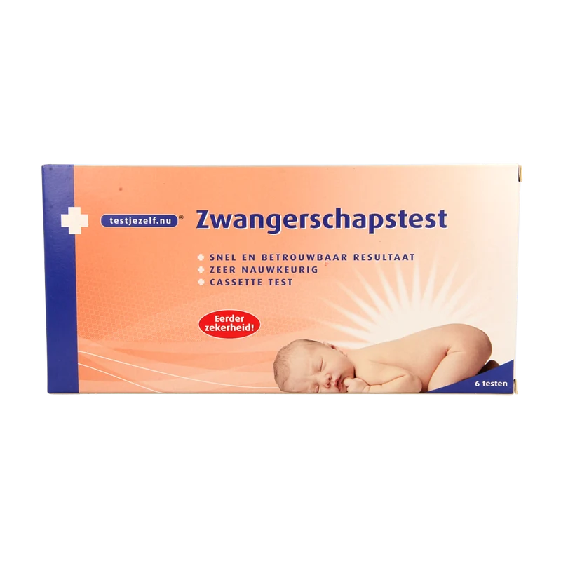 Testjezelf.nu Zwangerschapstest casette 6.00 Stuks