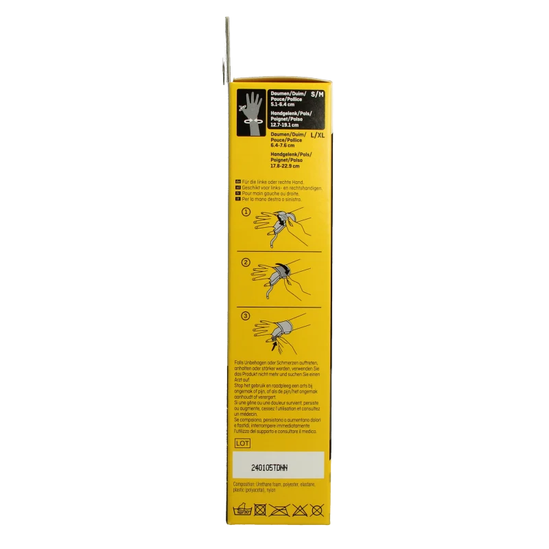 Futuro Deluxe duimspalk maat S/M 1 Stuks