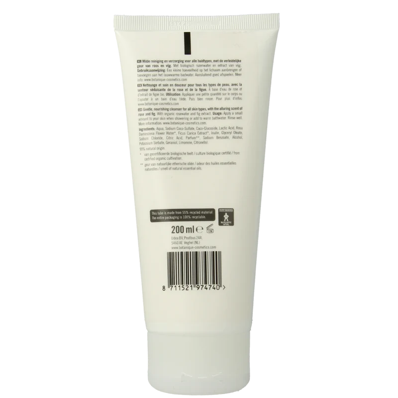 Botanique Bad & douchegel roos & vijg 200.00 Milliliter