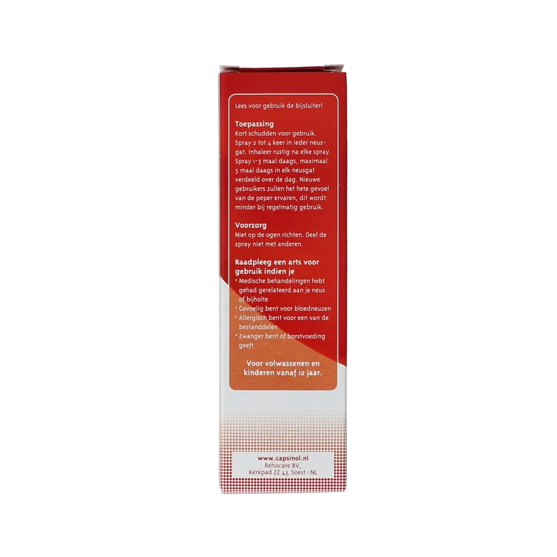 Capsinol Originele formule neusspray 20.00 Milliliter
