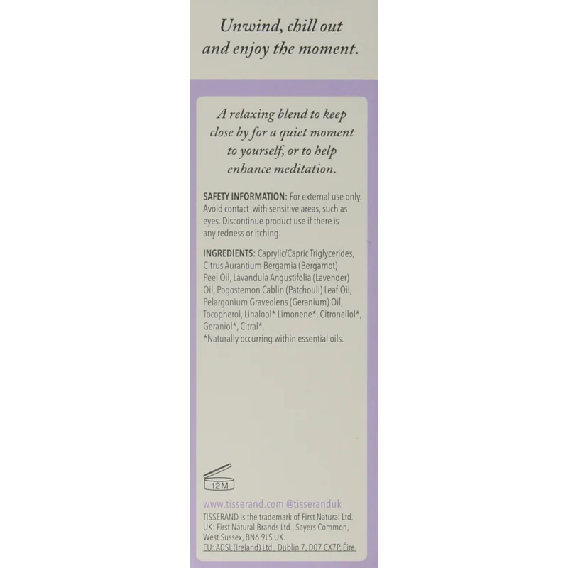 Tisserand Roller ball real calm 10 Milliliter