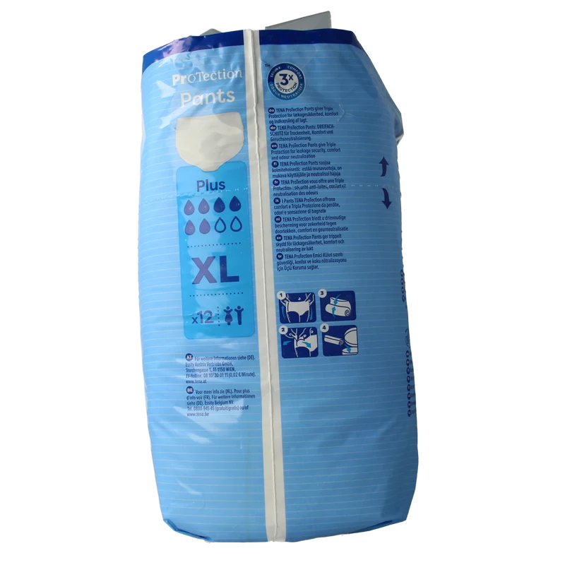 Tena Protection plus pants XL 12.00 Stuks
