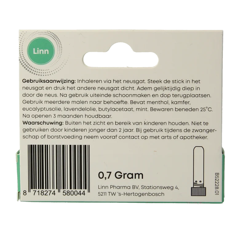 Linn Neusinhaler stick 1.00 Stuks