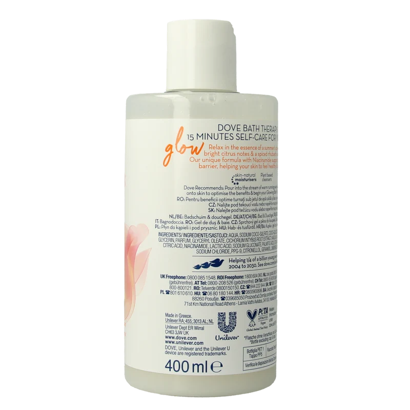 Dove Bad & douchegel glow 400.00 Milliliter
