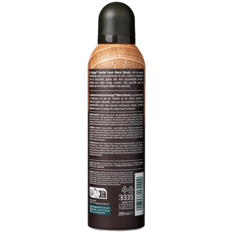 Kneipp Douche foam Warm Woods 200.00 Milliliter