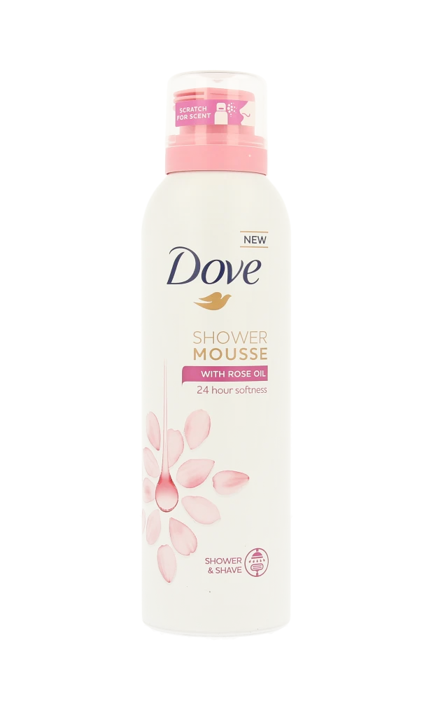 Dove Shower mousse rose oil 200.00 Milliliter