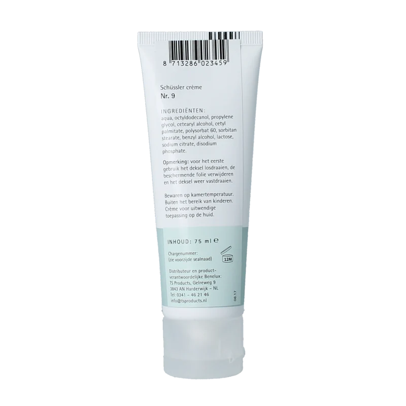 Pfluger Schussler creme nr. 9 75.00 Milliliter