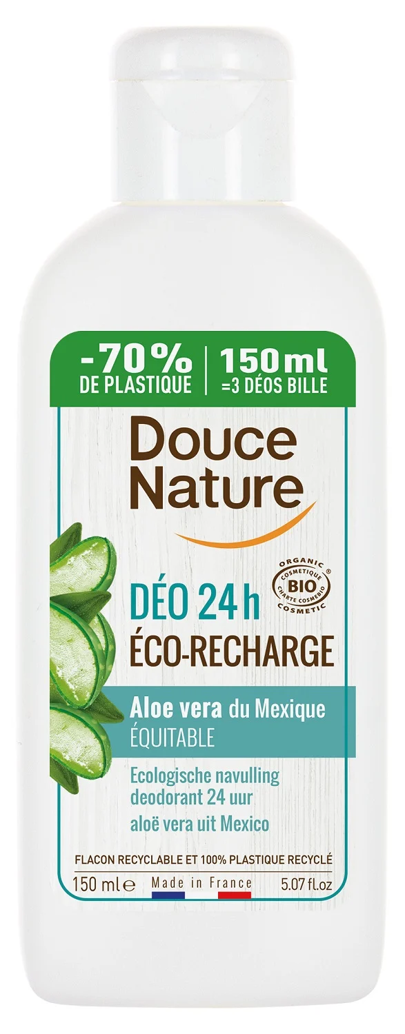 Douce Nature Deodorant aloe vera navulling 150 Milliliter