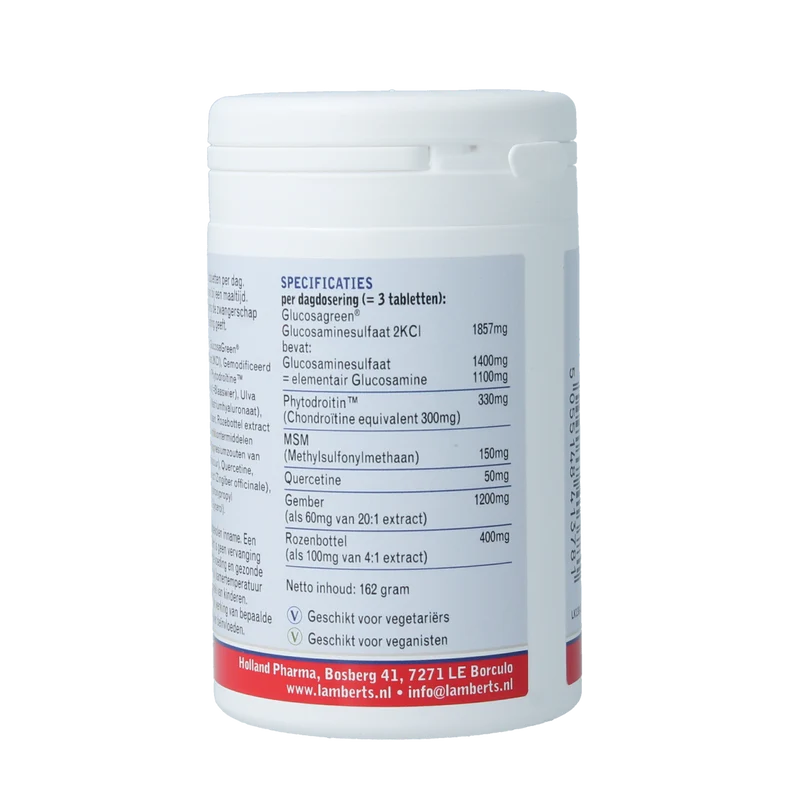 Lamberts Glucosamine compleet vegan 120.00 Tabletten