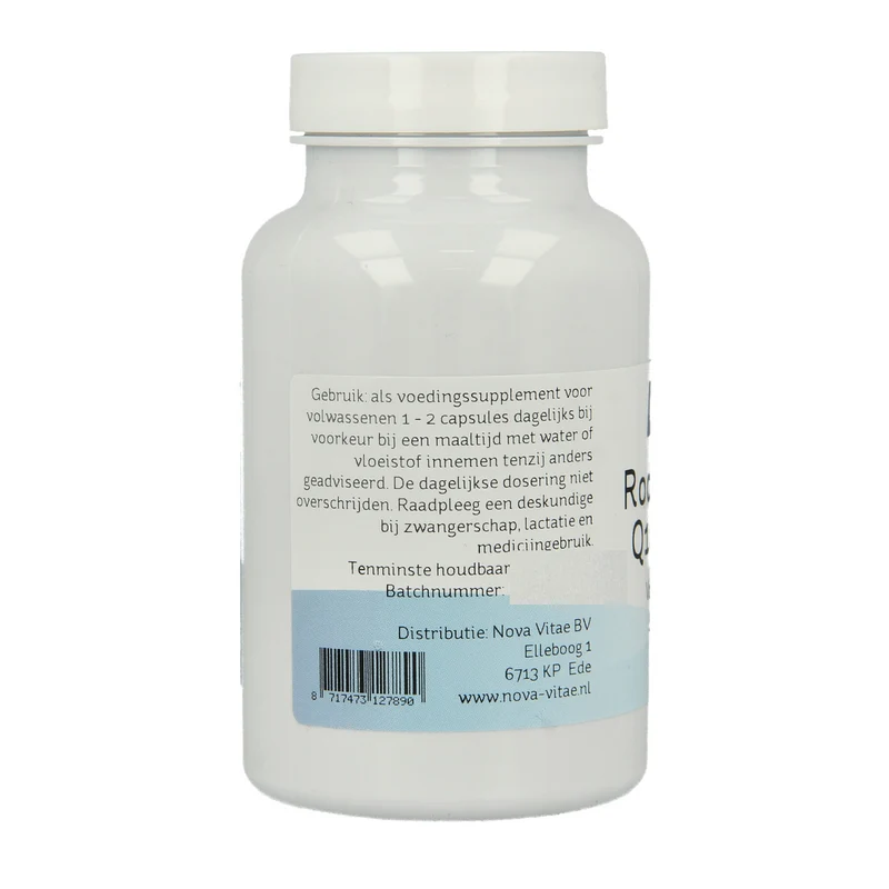 Nova Vitae Rode gist rijst + Q10 + knoflook 180.00 Vegetarische capsules