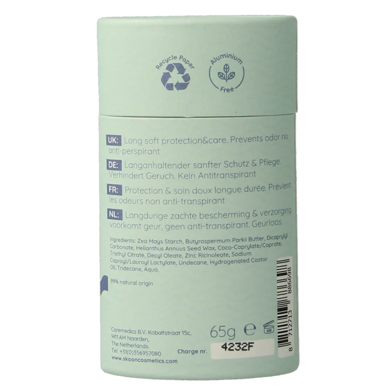 Skoon Deo stick soft & sensitive 65.00 Gram