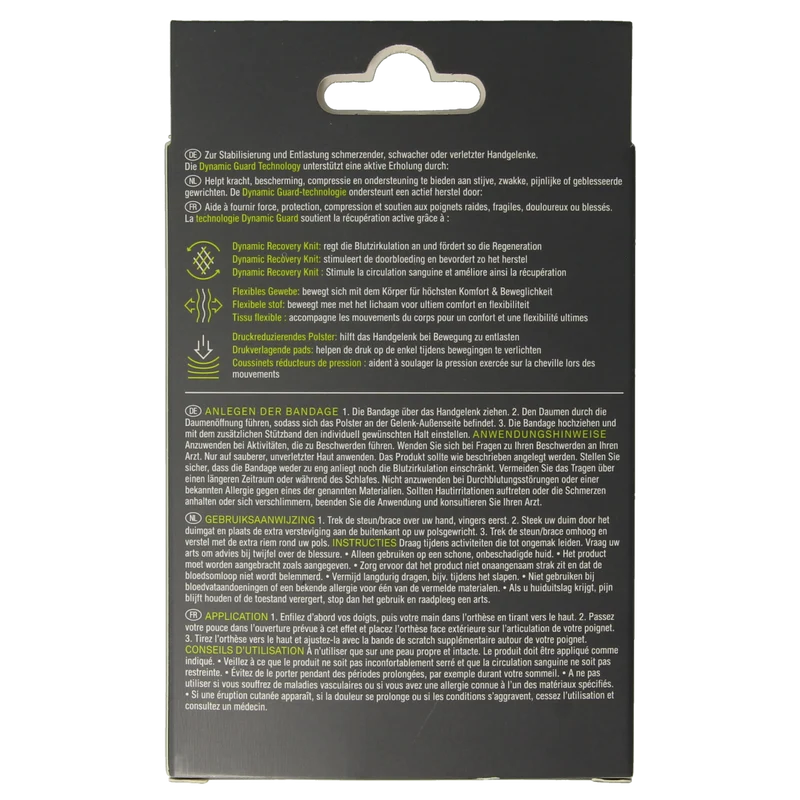Hansaplast Polsbrace performance 1.00 Stuks