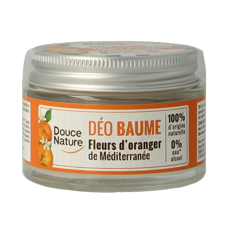 Douce Nature Deodorant balsem oranjebloesem bio 50 Gram