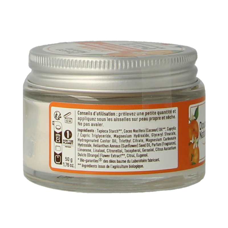Douce Nature Deodorant balsem oranjebloesem bio 50 Gram