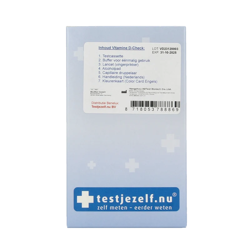 Testjezelf.nu Vitamine D check 1.00 Stuks
