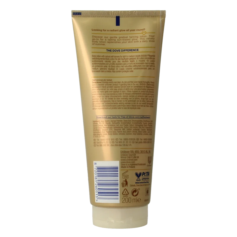 Dove Summer fair lotion 200.00 Milliliter