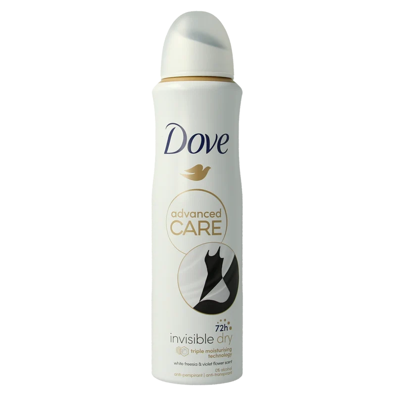 Dove Deodorant spray invisible dry 150.00 Milliliter